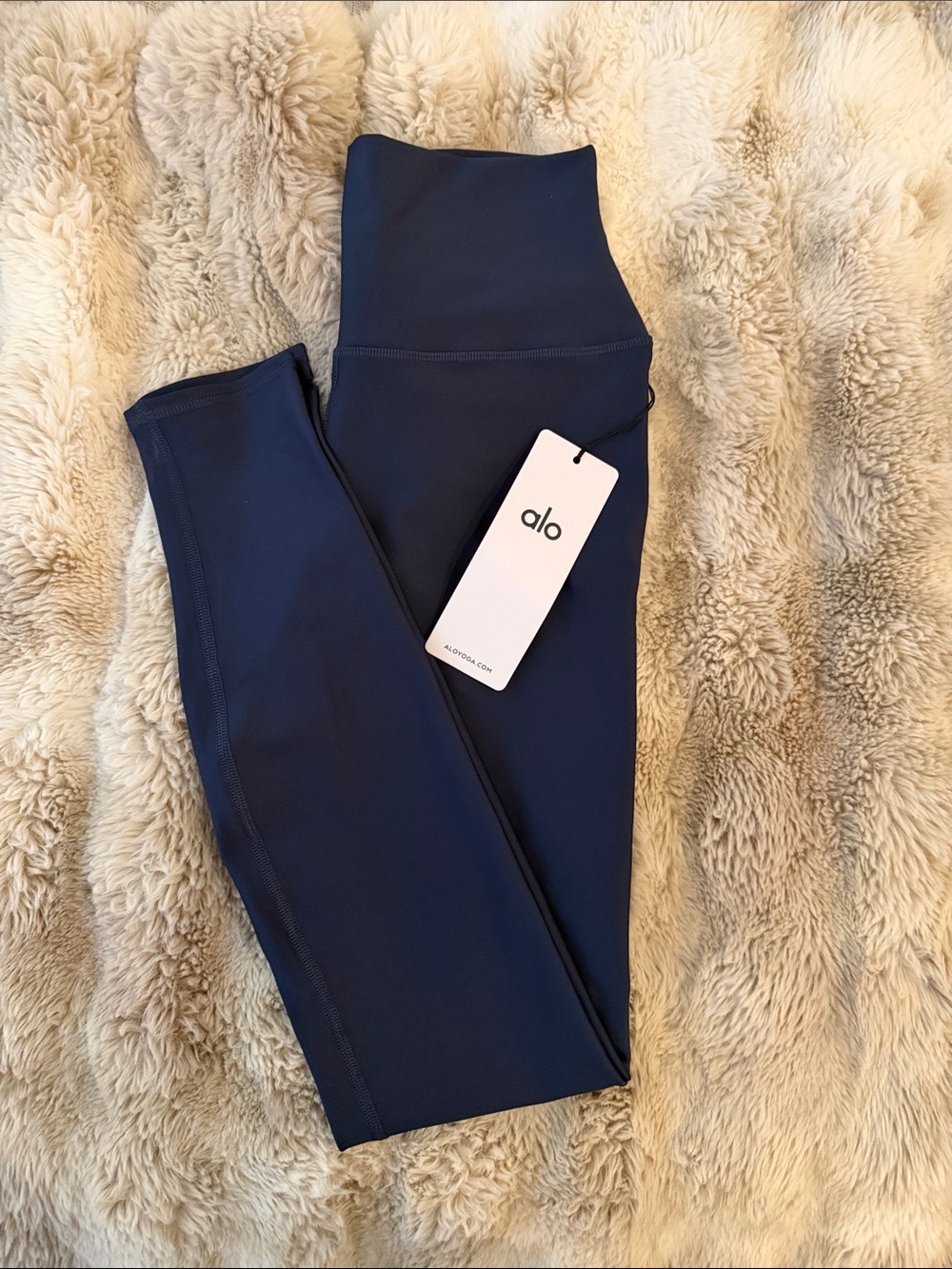 ALO Yoga Airlift Navy High-Waist Leggings